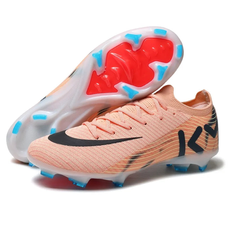 New Men Soccer Shoes Grass Cleats Football Boots Non-Slip High-top Futsal Sneakers High-quality Match Indoor Hot-selling Outdoor