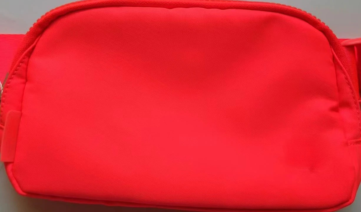 Lemon Sports Belt Bag Women Fanny Pack Outdoor Sports Waist Bag Fitness Crossbody Chest Pack Leisure Pouch Zip Oxford Bum Bags