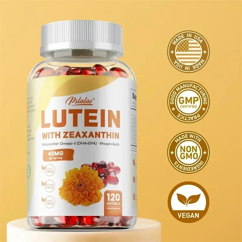 Lutein & Zeaxanthin - Eye Health Vitamins, Relieve Eye Fatigue and Protect Vision