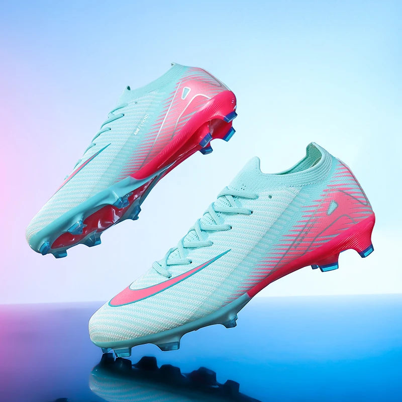 New Men Soccer Shoes Grass Cleats Football Boots Non-Slip High-top Futsal Sneakers High-quality Match Indoor Hot-selling Outdoor